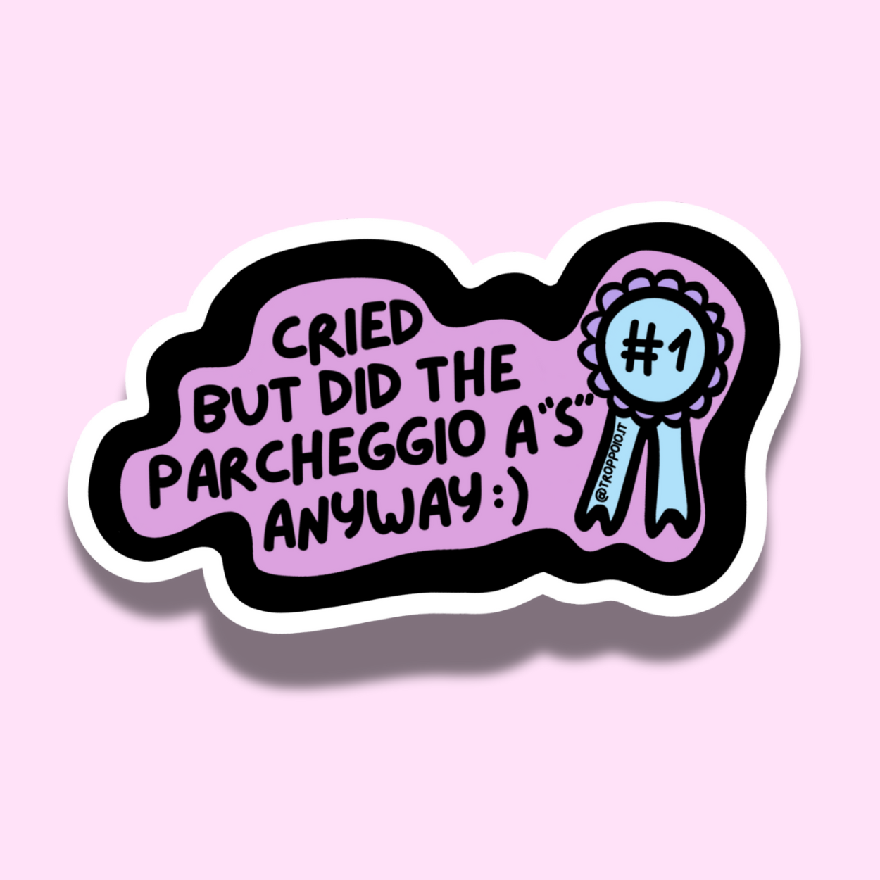 sticker parcheggio a "s"