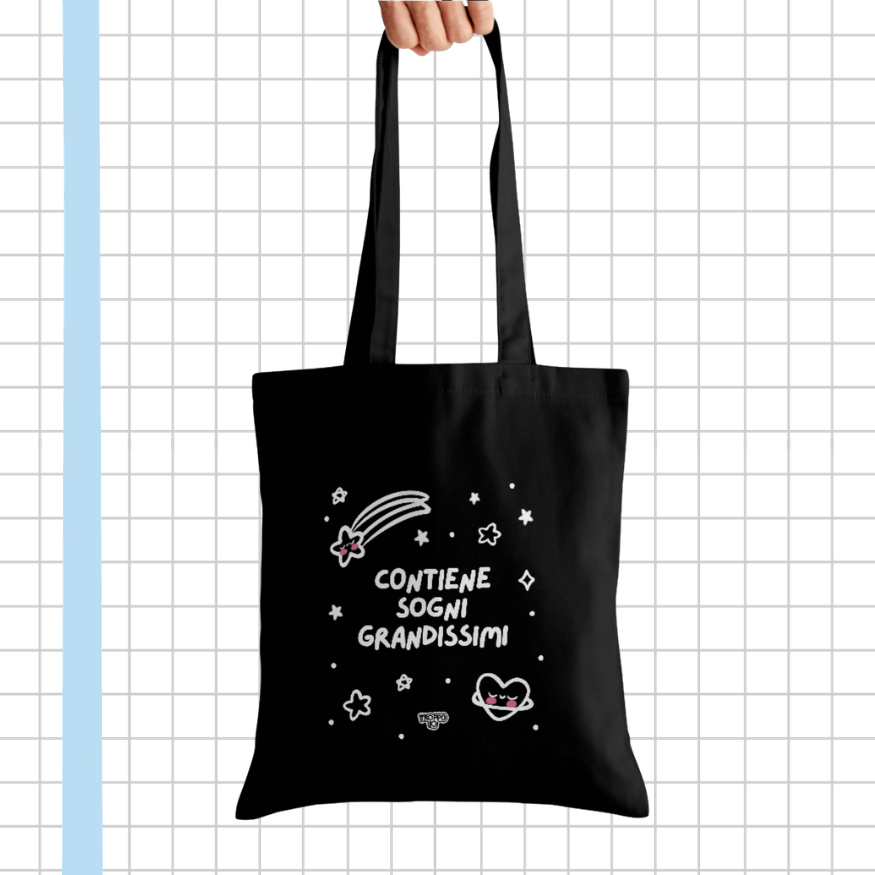Tote Bag Contiene Sogni Grandissimi