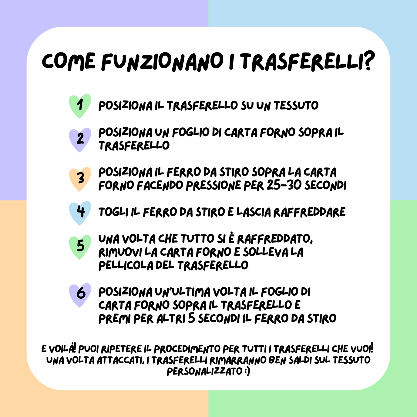 t-shirt + trasferelli