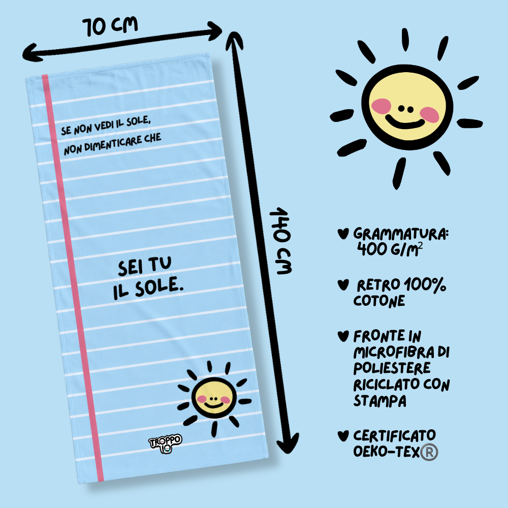 Telo mare Sei tu il sole